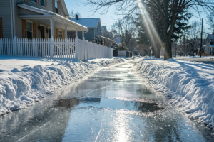 Избавляемся от наледи у дома за 5 шагов